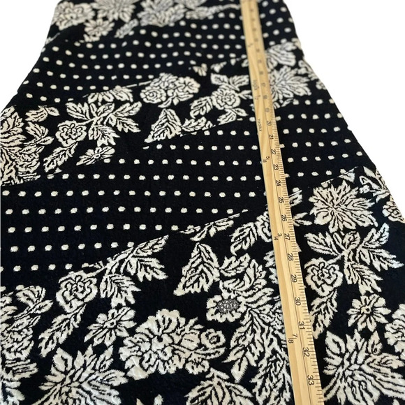 Anthropologie Maeve Effemy Black & White Jacquard Shift Dress Size:M - Picture 10 of 12